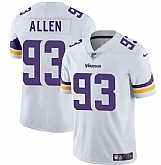 Men & Women & Youth Minnesota Vikings #93 Jonathan Allen White 2025 Vapor Limited Stitched Jersey,baseball caps,new era cap wholesale,wholesale hats